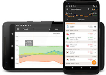 Personal finance app for Android