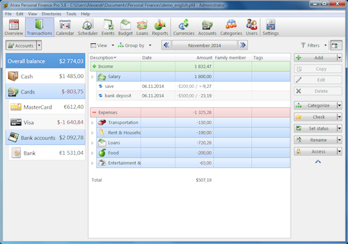 free home budgeting software