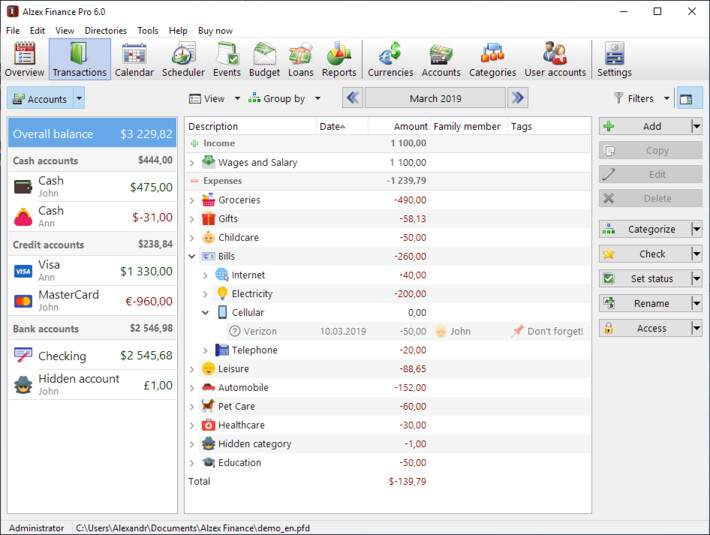 Chart Of Accounts For Personal Finance