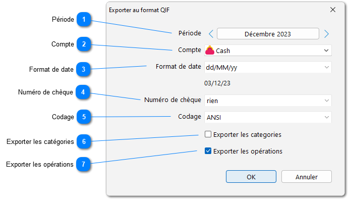 Exporter au format QIF