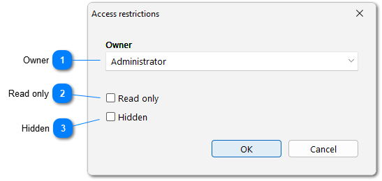 Access restrictions